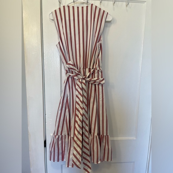 Draper James Stripe Faux Wrap Tank Midi Dress - Picture 2 of 7